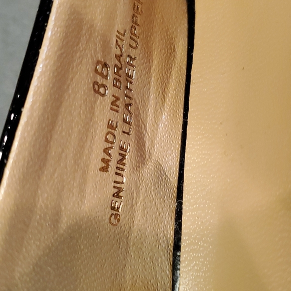 TALBOTS | Black  Platform Stilettos Sling back heel women’s 8B - Picture 7 of 8